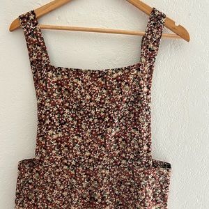 Compania Fantastica floral overall jumpsuit size Medium